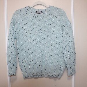 LIGTH BLUE CREW NECK SWEATER